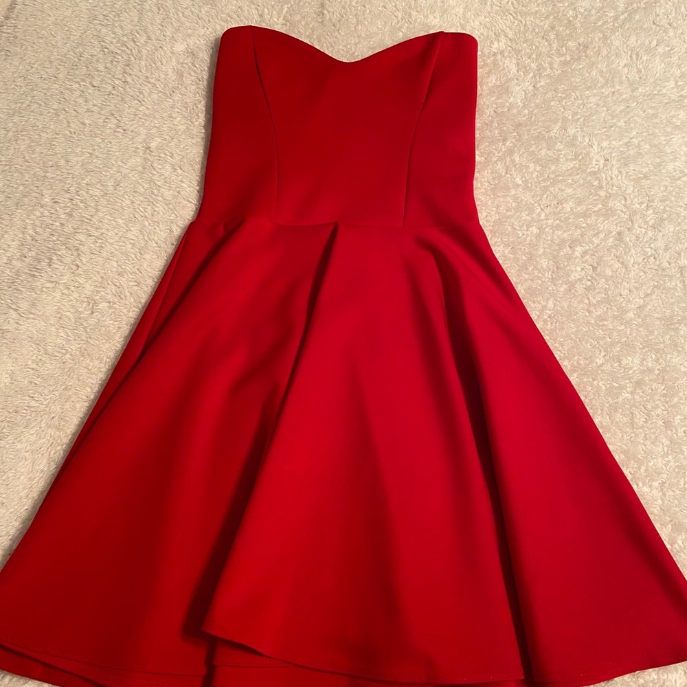 Red sweetheart dress! US size 4